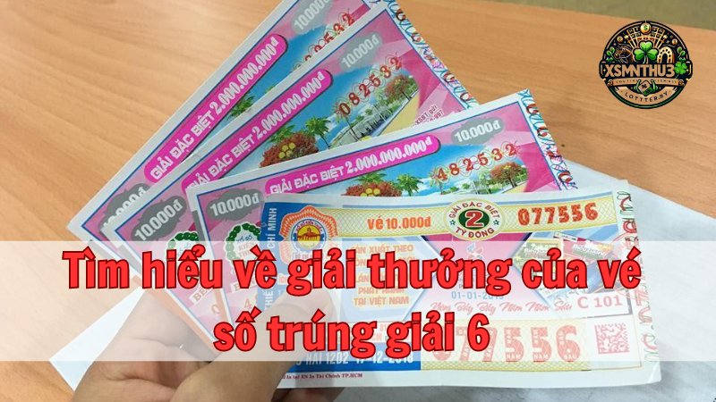 Tìm hiểu về giải thưởng của vé số trúng giải 6